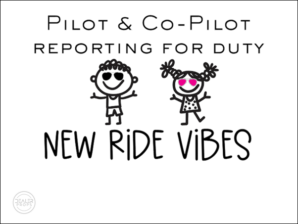PILOT & COPILOT REPORTING FOR DUTY. NEW RIDE VIBES.